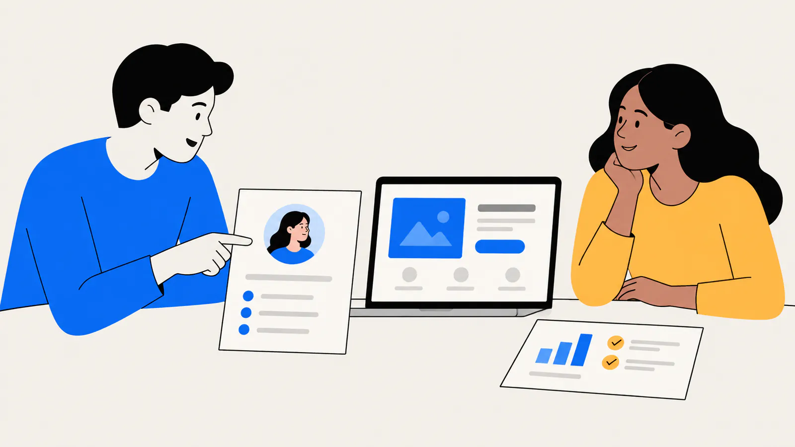 SaaS founder aligning an ideal buyer, product promise, evidence notes and landing page before launch